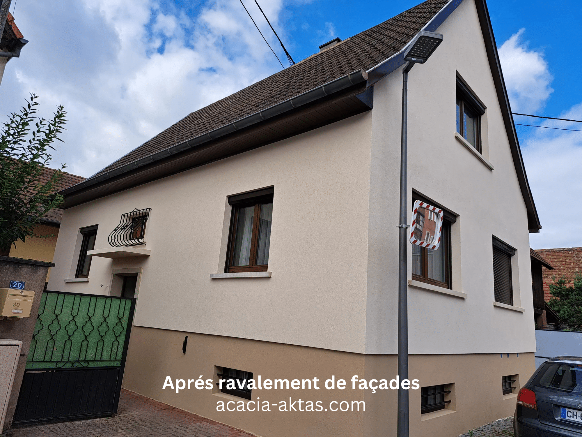 Après ravalement à Wahlenheim