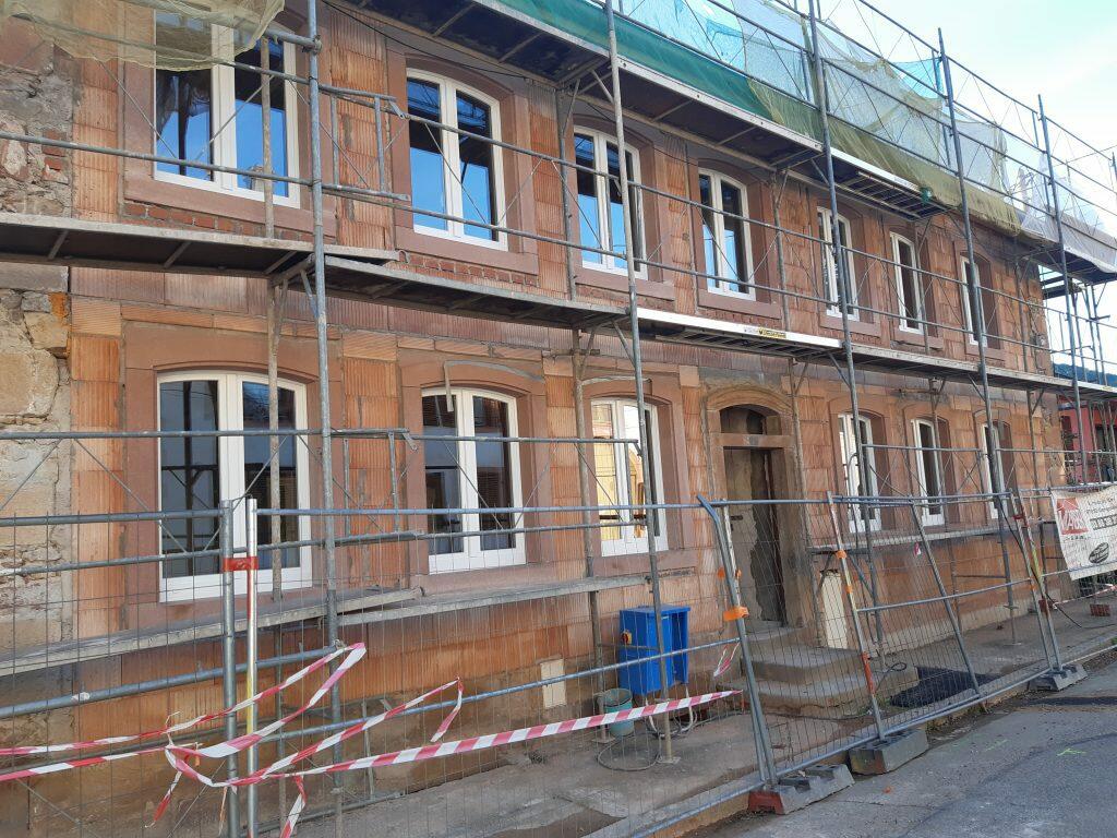 Échafaudage pour travaux de crépissage à Strasbourg 67000
