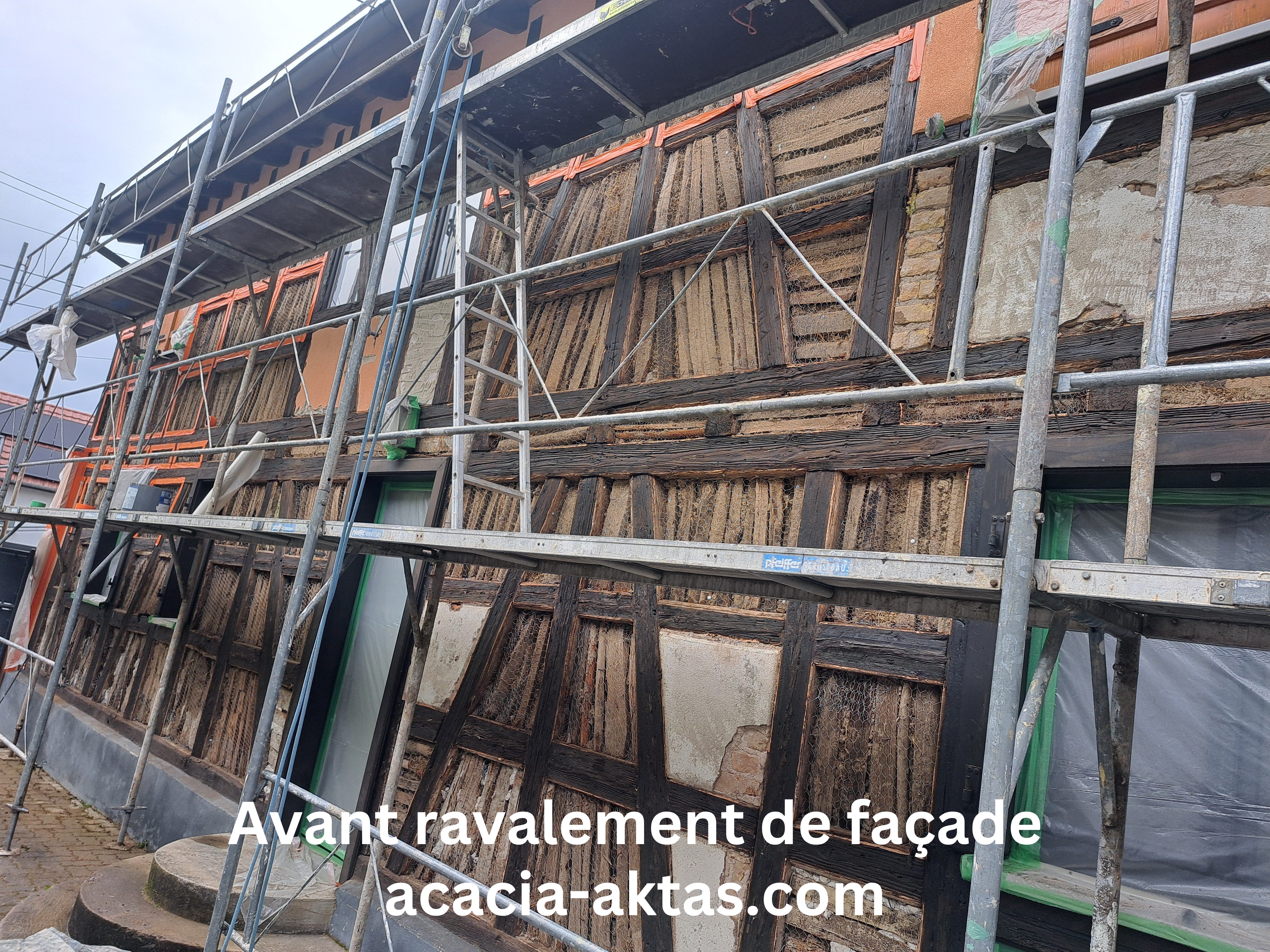 Nettoyage façade Orschwiller