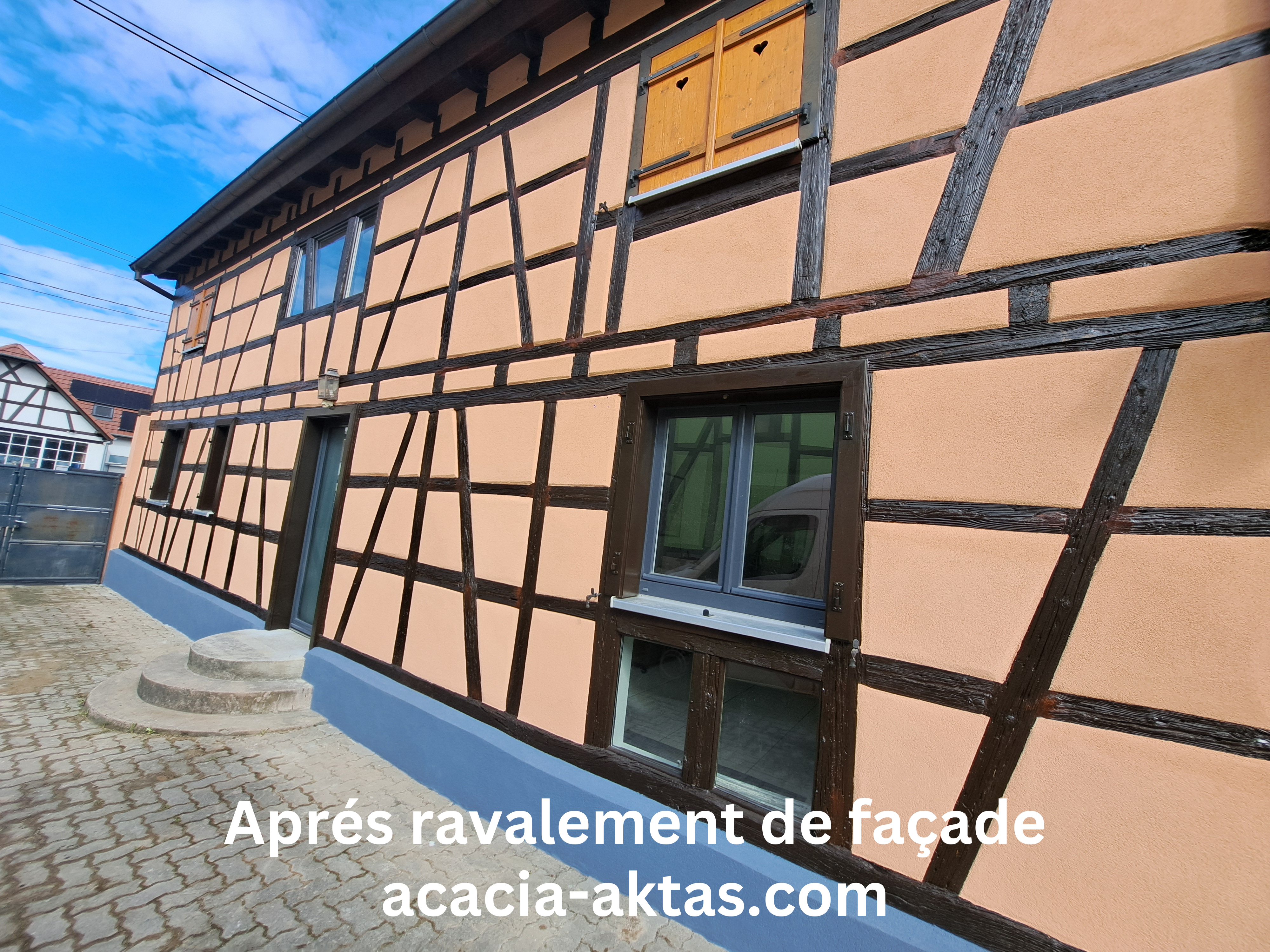 Enduit façade Orschwiller