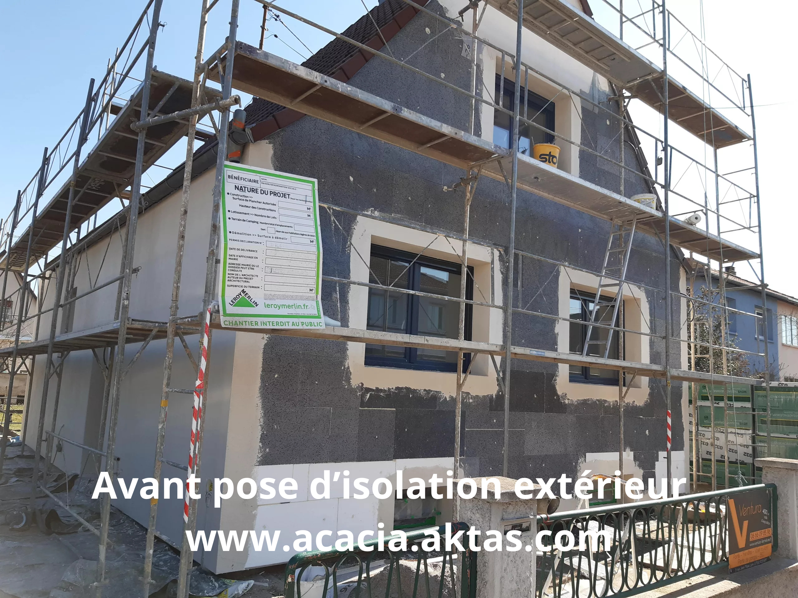 Mise en place isolation Ettendorf