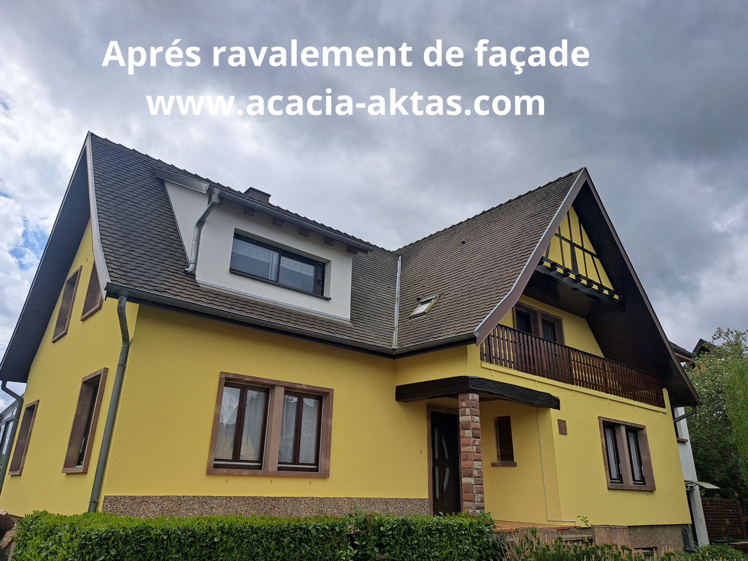 Façade rénovée Mollkirch