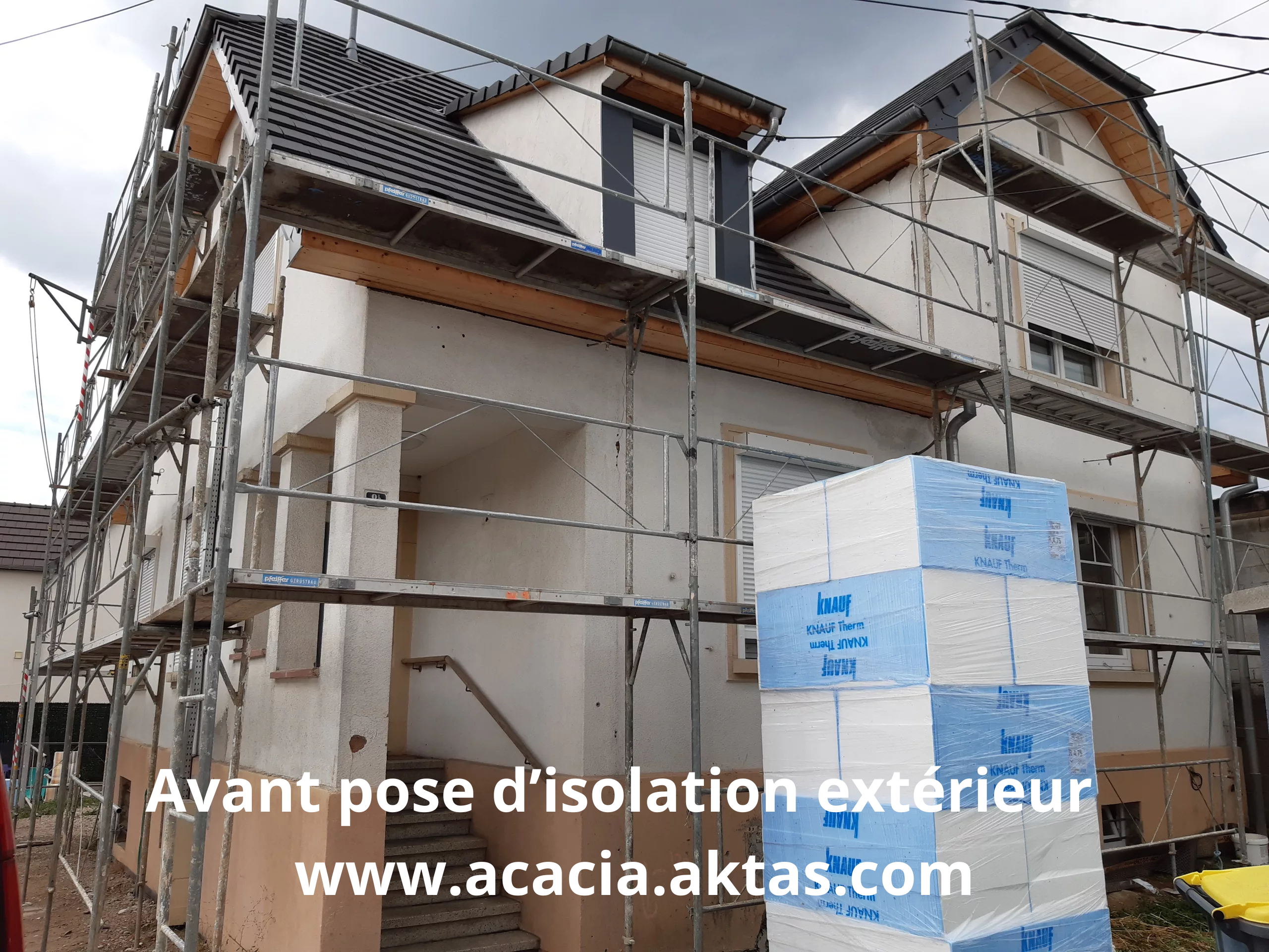 Chantier ITE Zeinheim