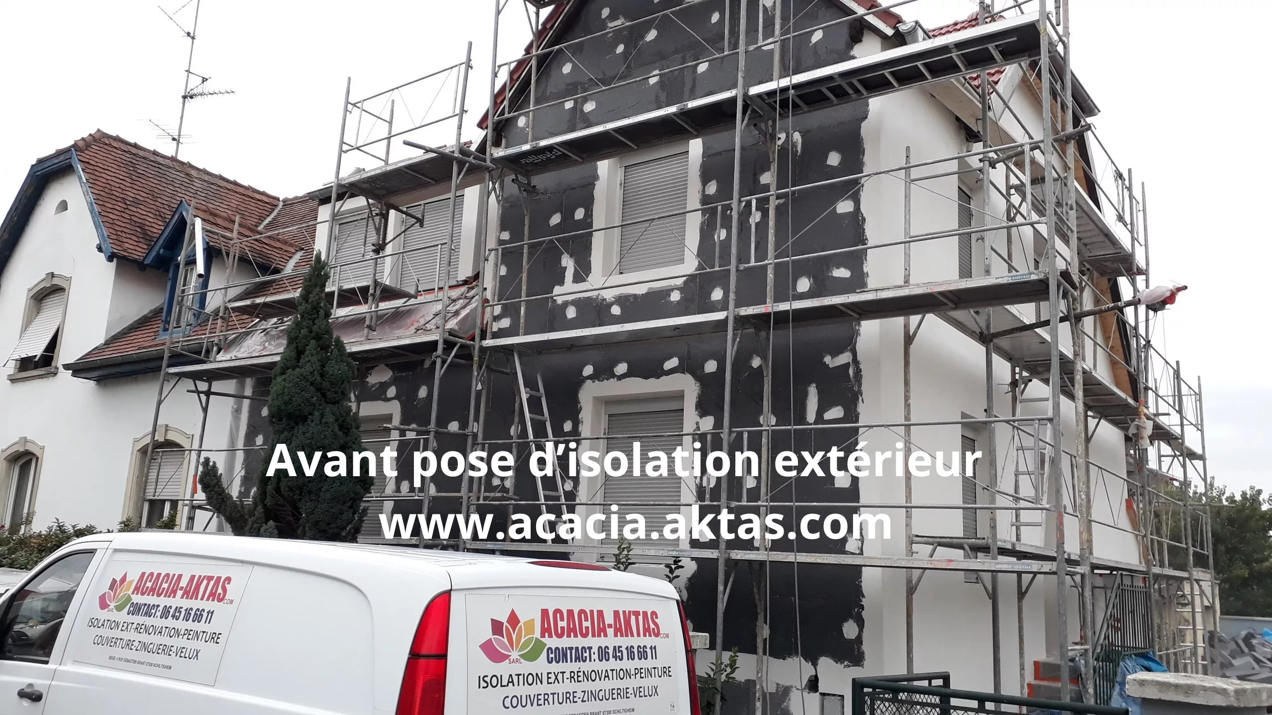 Chantier ITE Hoenheim