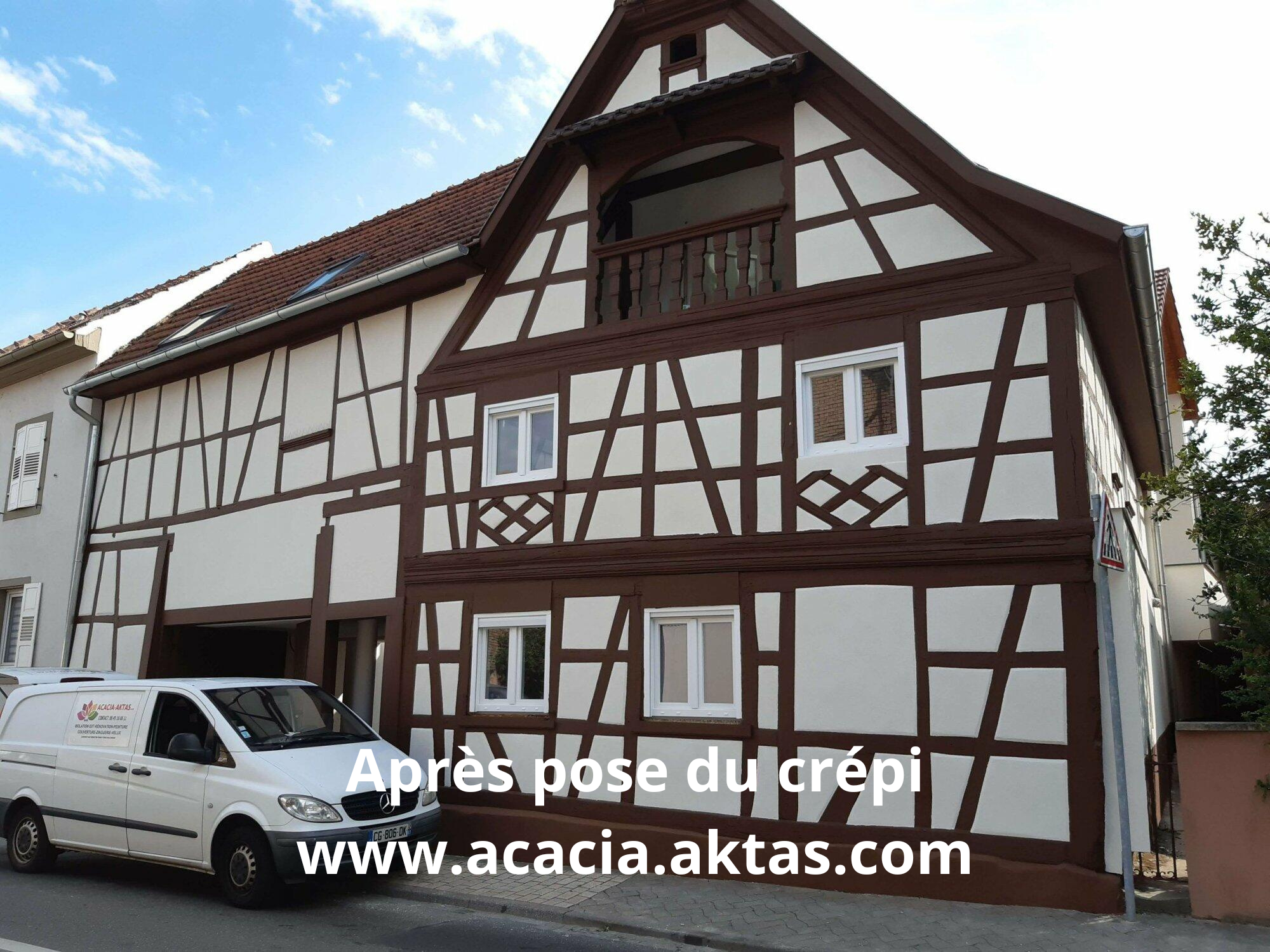 Crépi terminé Berstett