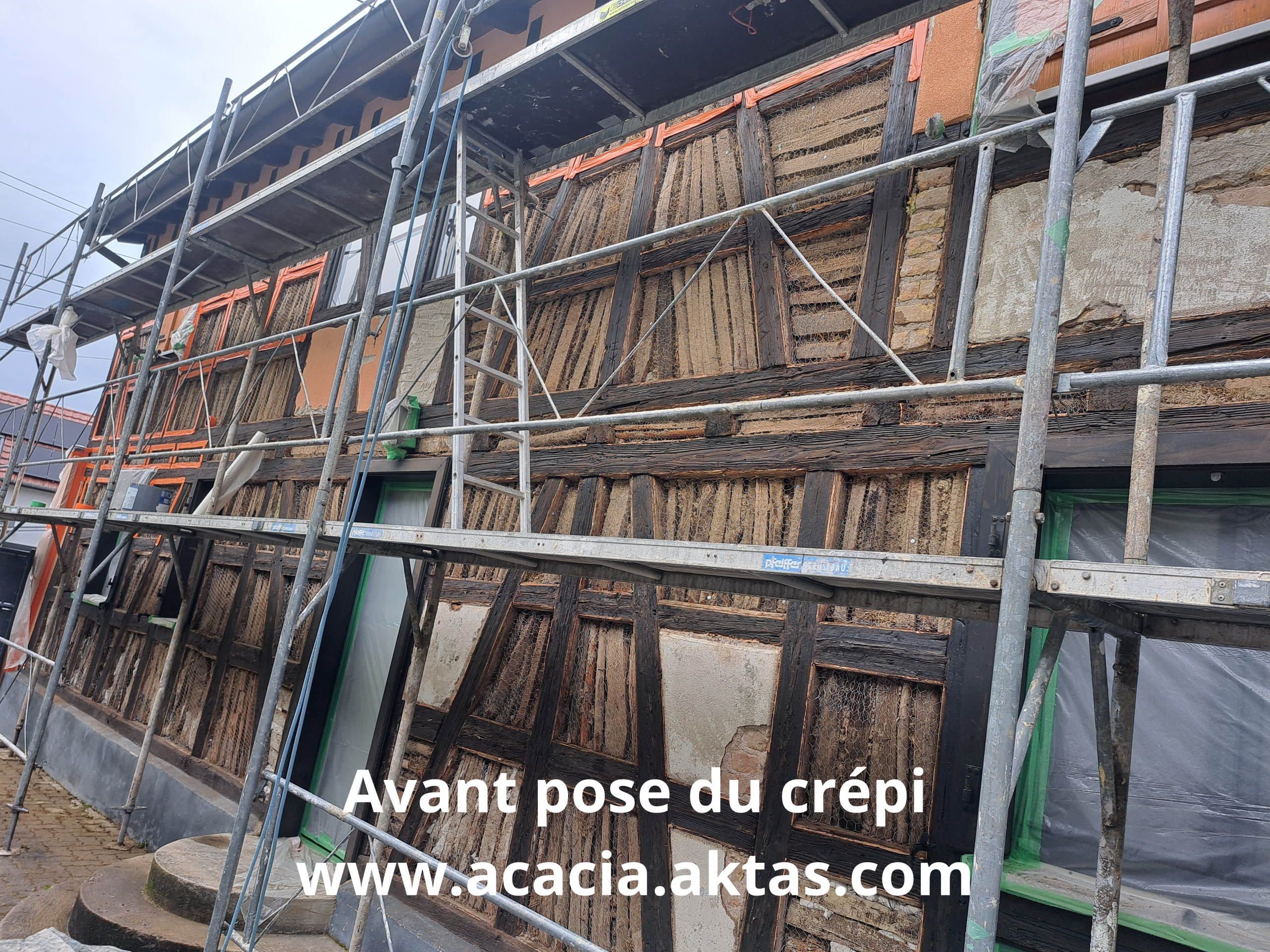 Avant crépi Berstett