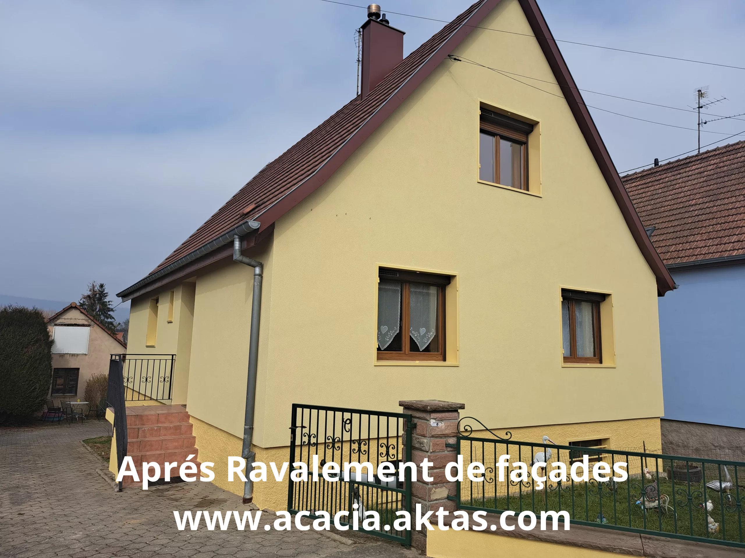 Après ravalement à Wahlenheim