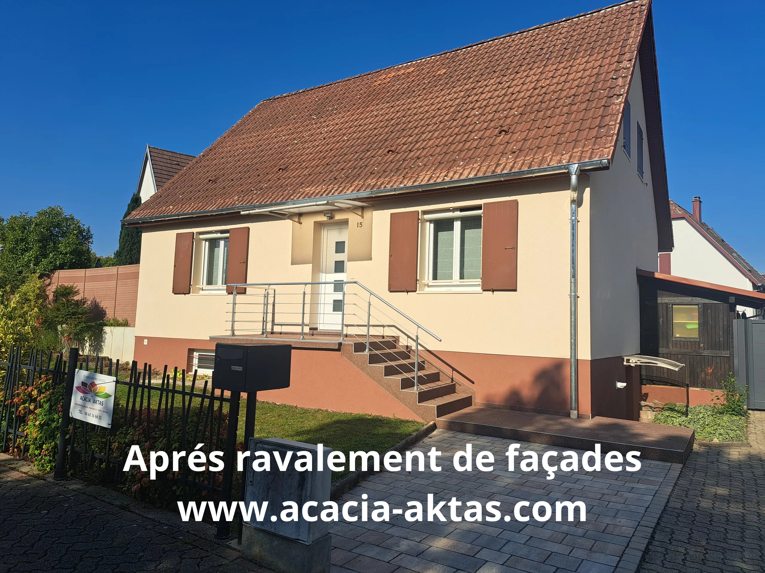 Après ravalement de façades Mollkirch