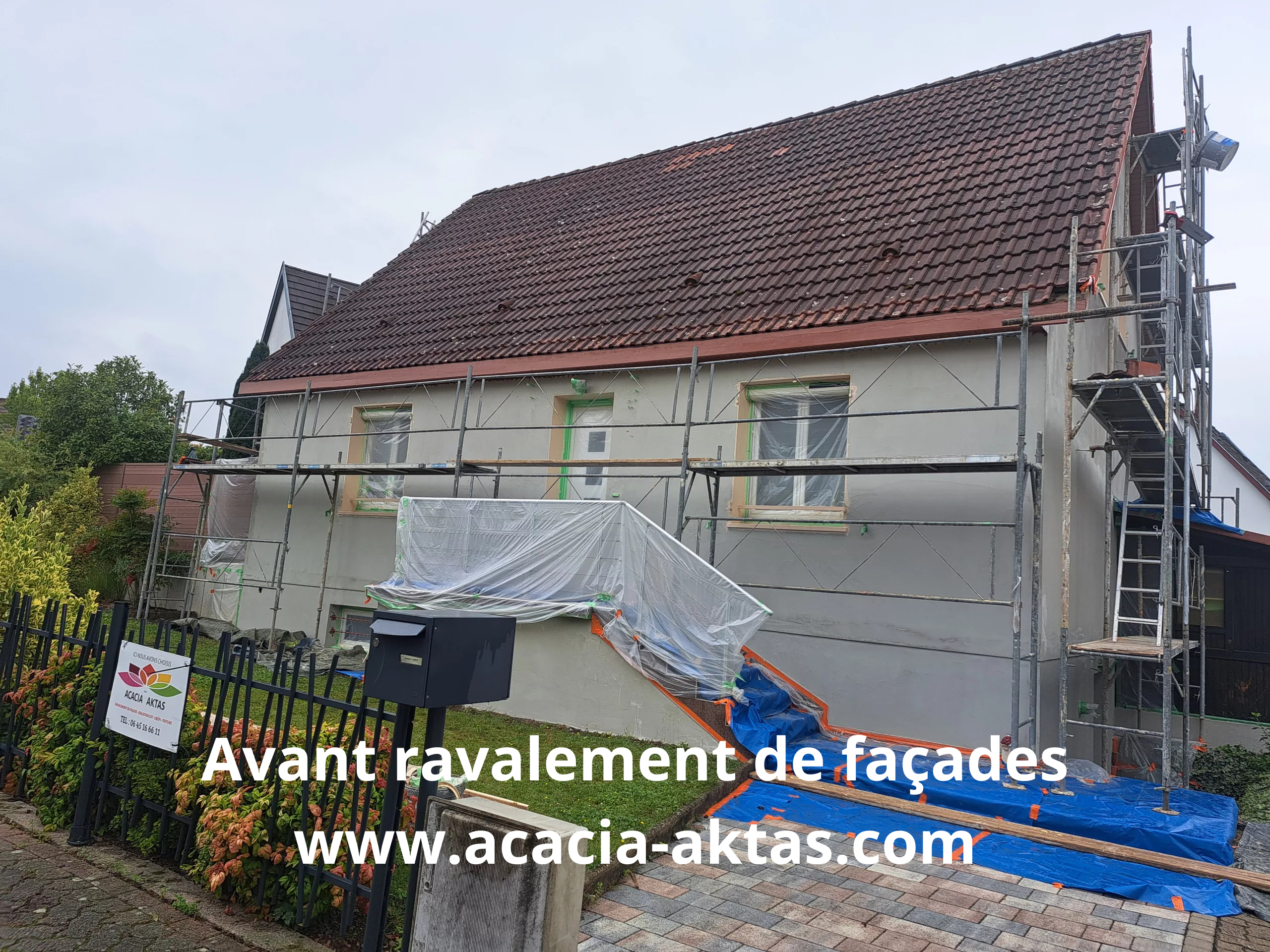 Avant ravalement de façades Mollkirch